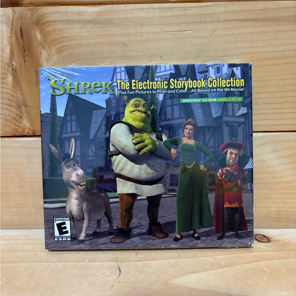 Factory Sealed Shrek the Electronic Storybook Collection CD-ROM computer game